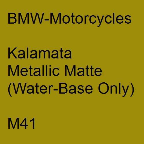 BMW-Motorcycles, Kalamata Metallic Matte (Water-Base Only), M41.